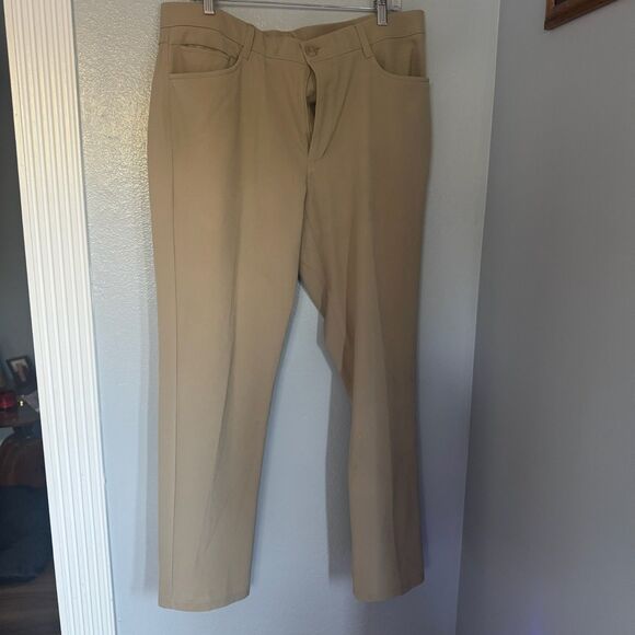 Callaway Men's Golf Pants Performance Stretch Beige Tan Khaki Opti Dri 36 x 32 - Picture 1 of 4
